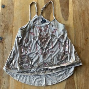 Glittery tank top